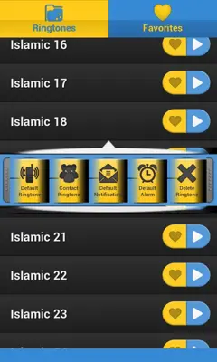 Beautiful Islamic Ringtones android App screenshot 1